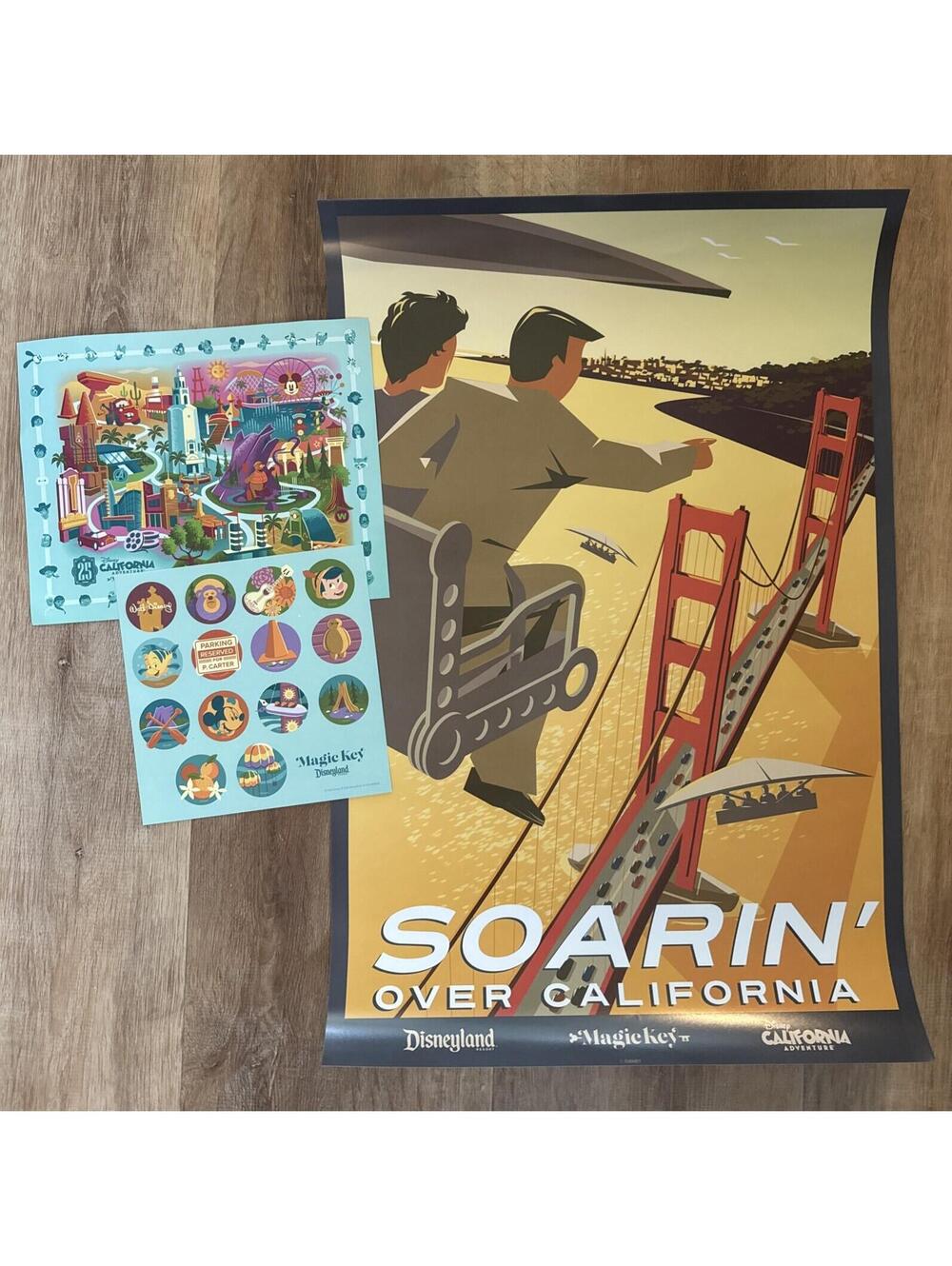 2026 Disneyland Resort Magic Key Soarin’ Over California Poster Bundle!